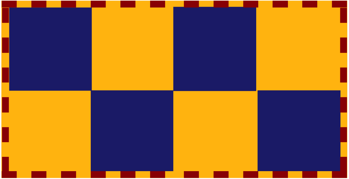 Yellow and Blue Plaid Pattern Clipart - Stylish Borders for Backland Designs