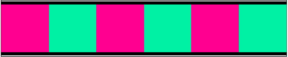 Pink and Green Striped Pattern Clipart - Vibrant Borders for Creative Designs