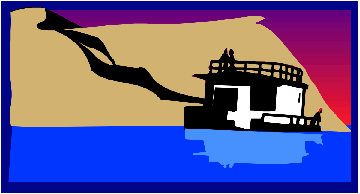 Boat Floating in Water - Scenic Clipart for Creative Projects