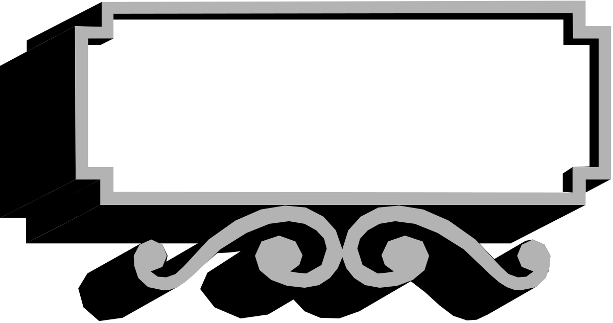 Mustache Sign Clipart on Black Background - Creative Borders & Backland Design