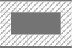 Geometric Square Borders | Black and White Clipart for Creative Designs