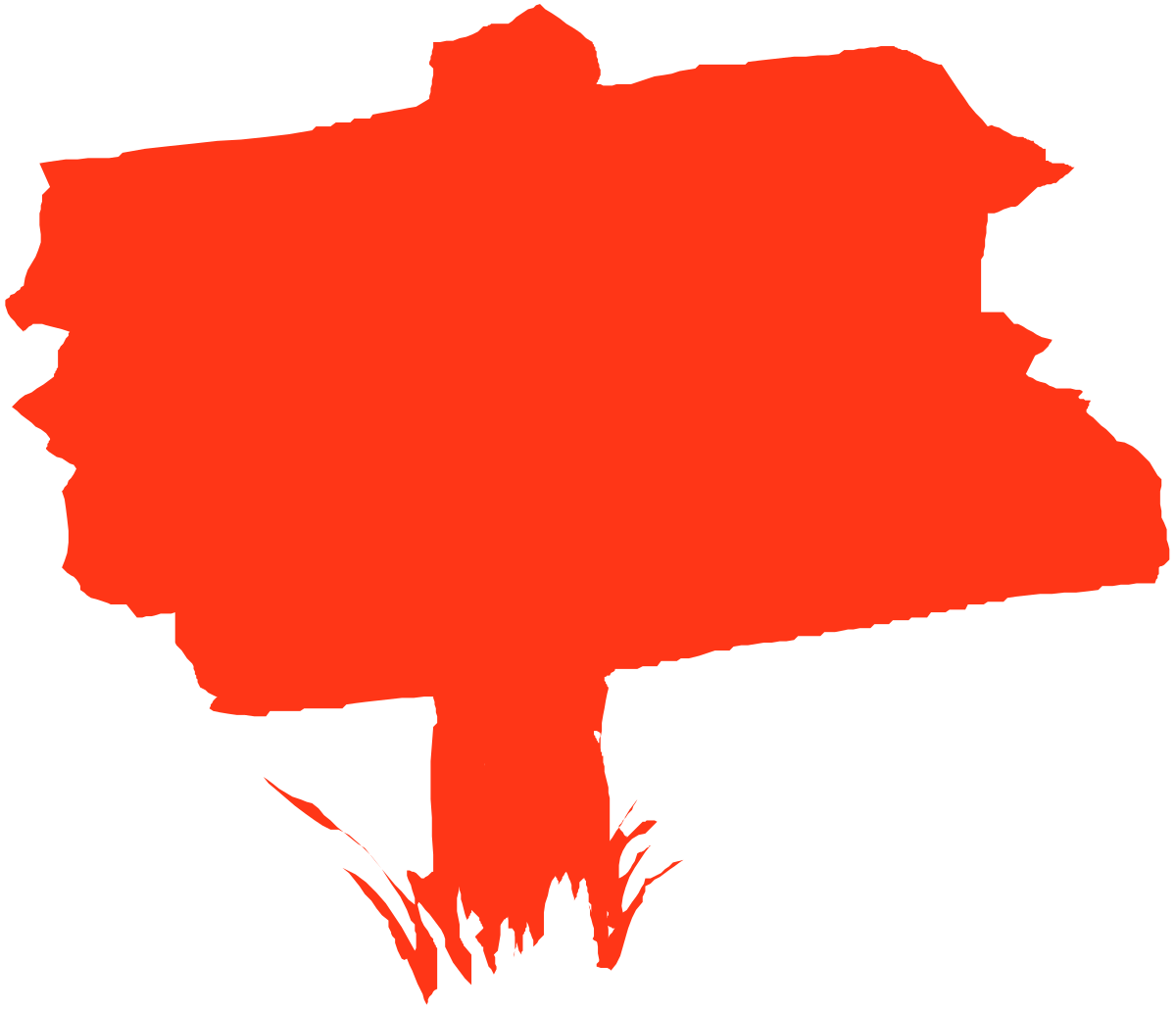 France Map Clipart - Red Borders for Creative Projects