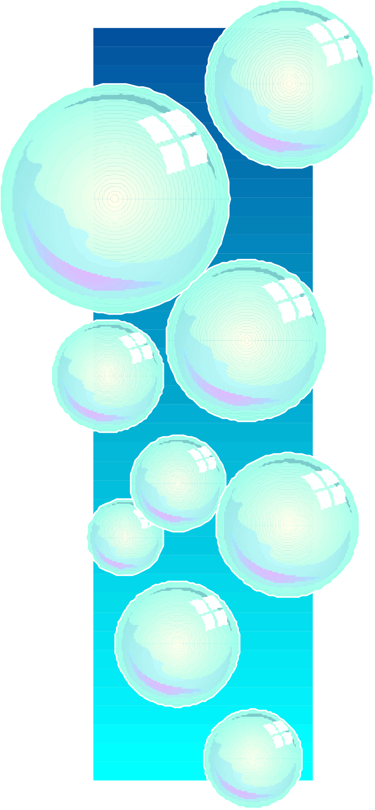 a bunch of bubbles floating in the air clip art png transparent Bubbles Floating in the Air Clipart - Whimsical Borders for Your Projects