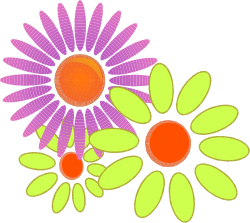 Vibrant Floral Borders Clipart: Lush Green Leaves and Colorful Flowers