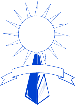 Sundrenched Tie Clipart - Elegant Borders for Creative Designs