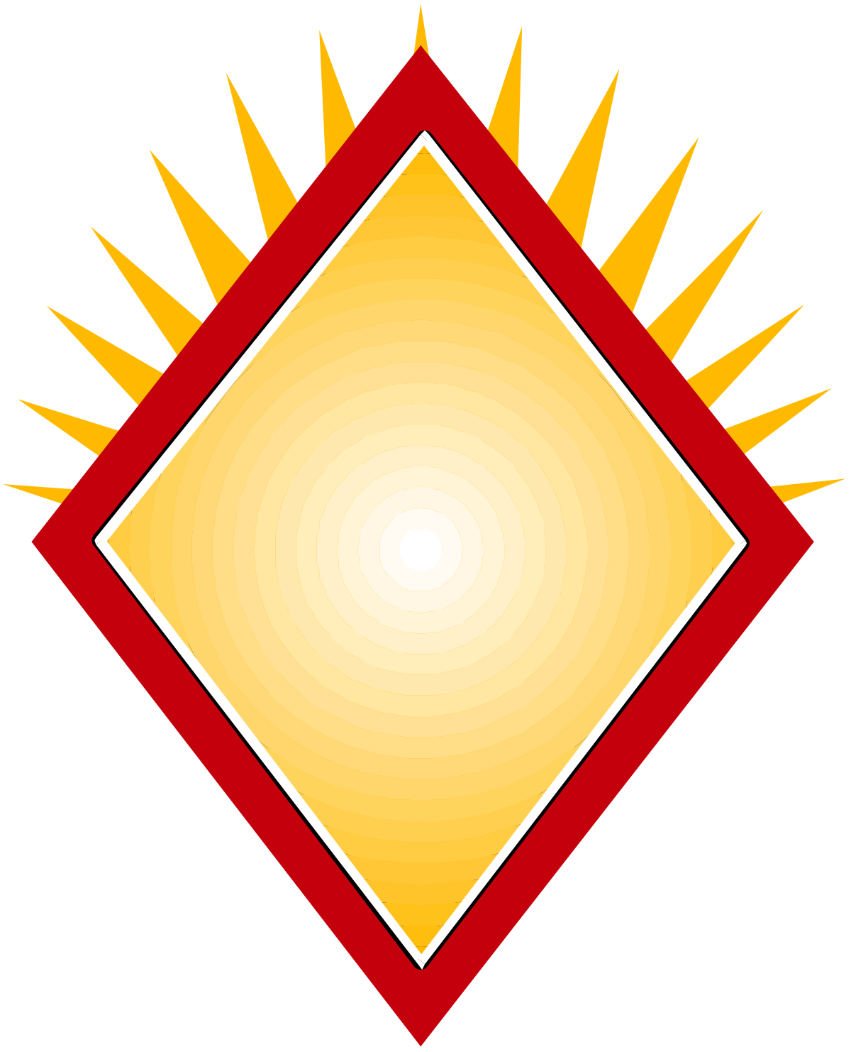a diamond with a sun in the middle clip art png transparent Diamond Sun Clipart - Elegant Borders for Stunning Designs