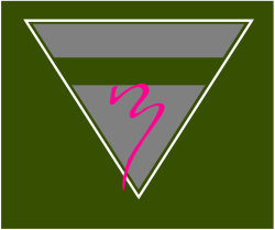Triangle Clipart with Number 7 - Eye-Catching Design for Creative Projects