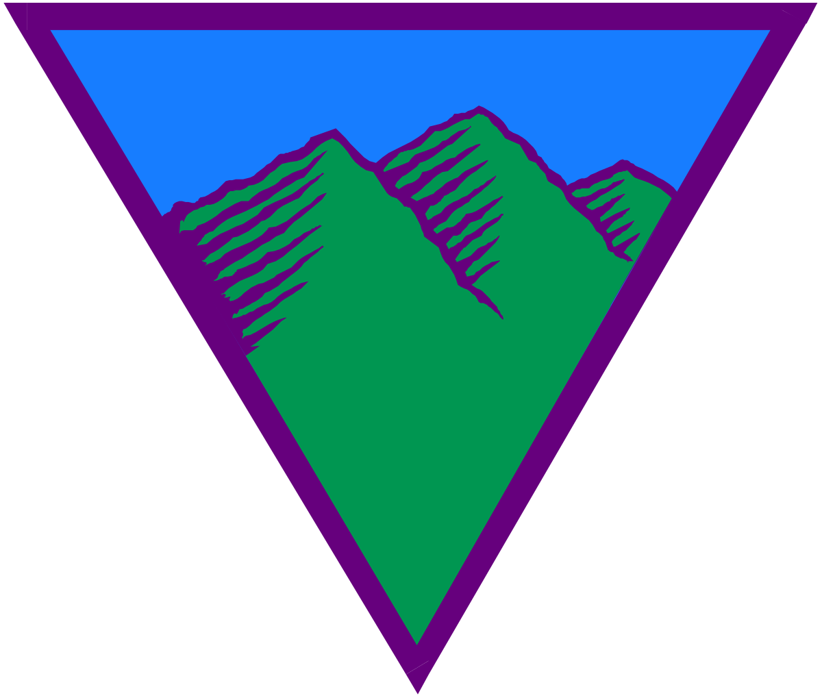 a triangle with mountains in the background clip art png transparent Triangle Mountains Clipart - Stunning Borders for Your Designs