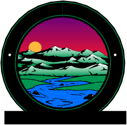 Mountain Scene with River - Beautiful Clipart for Nature Lovers