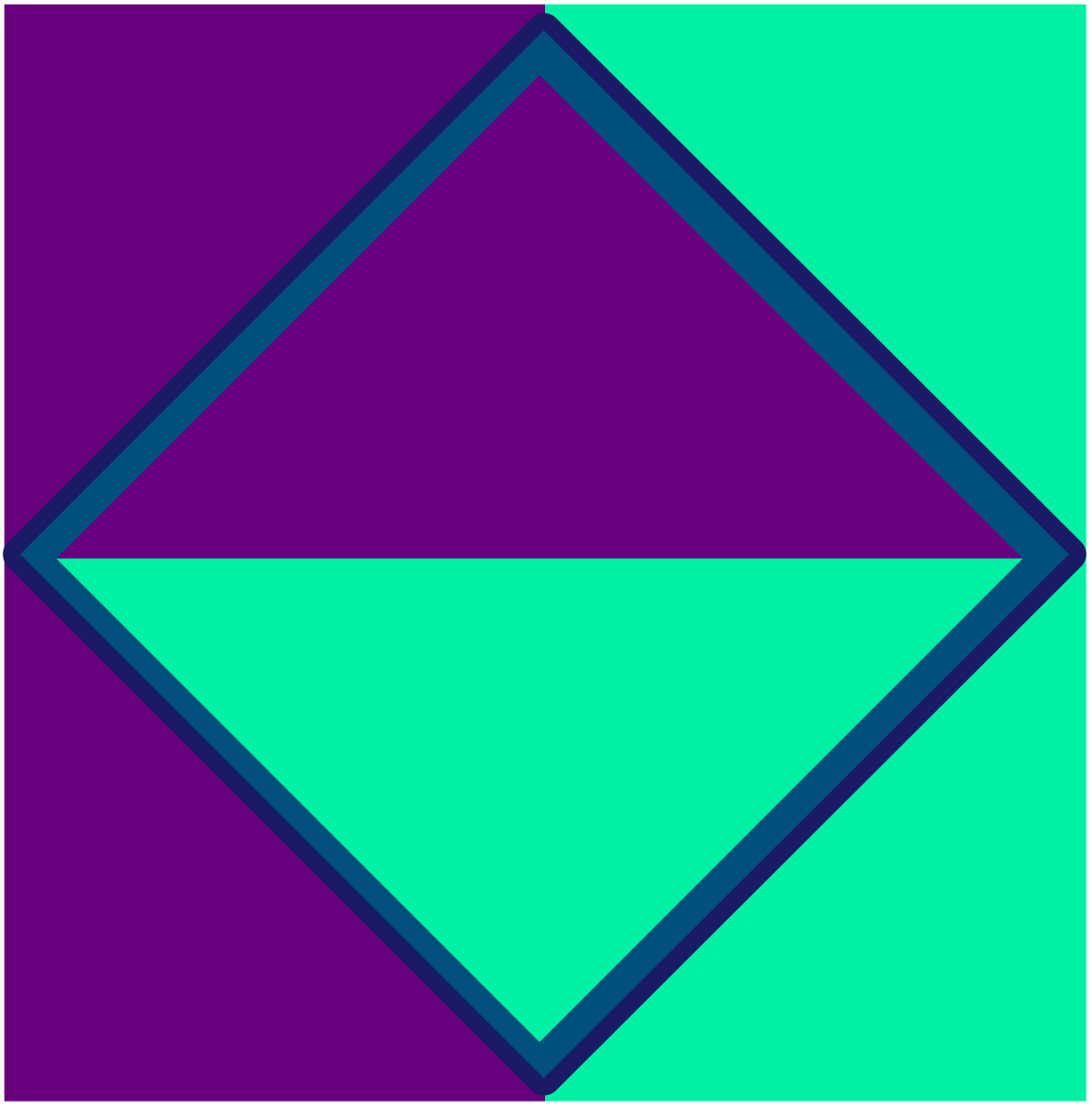 Purple and Green Square with Blue Rectangle Clipart - Stunning Borders for Design