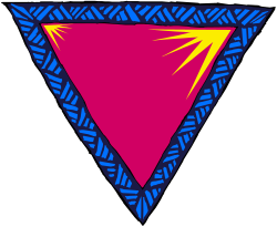 Triangle Pattern Clipart - Decorative Borders and Backgrounds