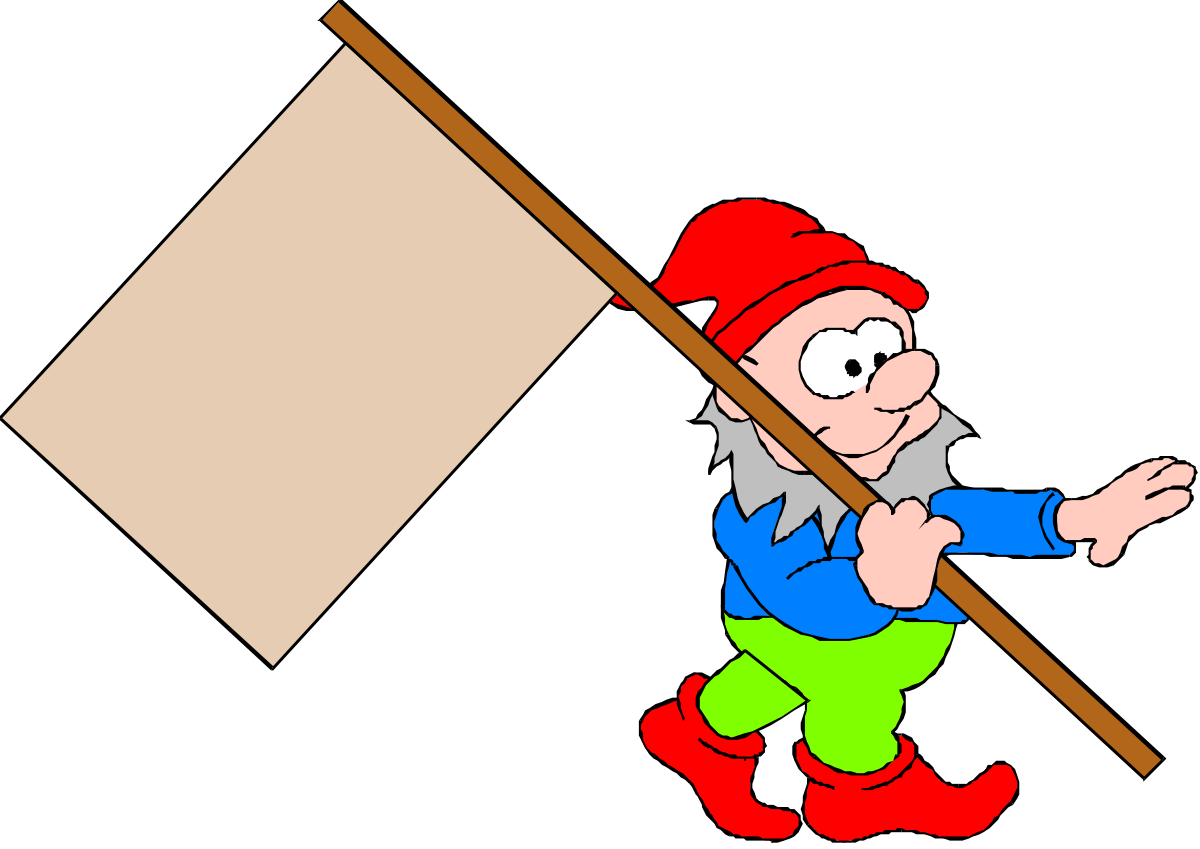 Blank Sign Cartoon Character - Fun Clipart for Creative Projects