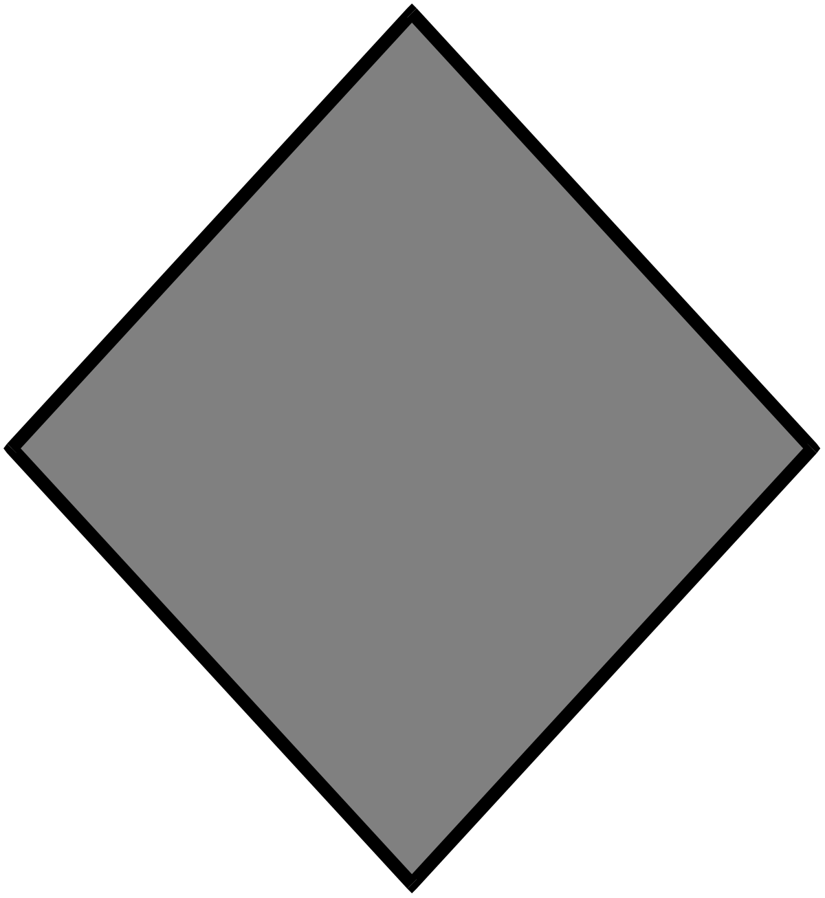 a gray diamond shape clip art png transparent Gray Diamond Shape Clipart - Elegant Borders for Creative Designs