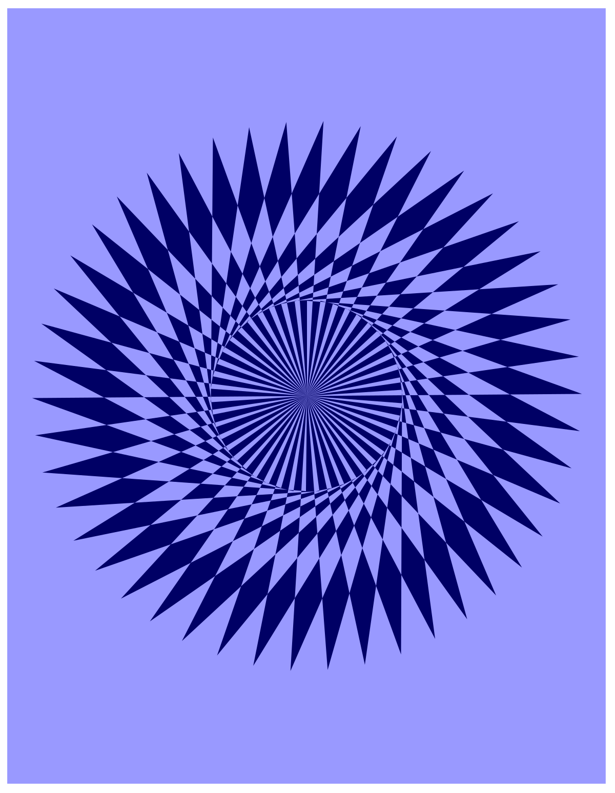 Circular Blue and White Border Clipart Design for Creative Projects