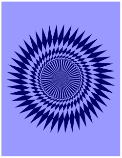 Circular Blue and White Border Clipart Design for Creative Projects