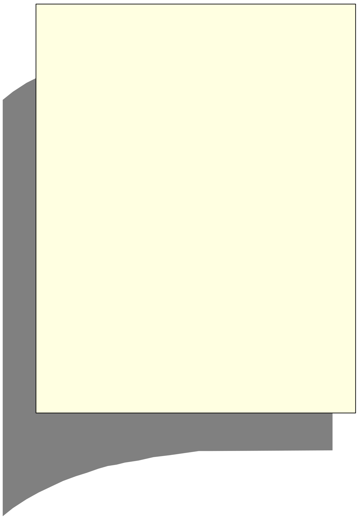 Borders and Backport Clipart - White Paper Corner Clipart