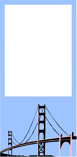 Bridges Clipart with Blank Sign - Creative Border Designs