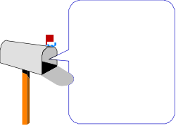 Hand Holding White Paper with Red Marker Clipart