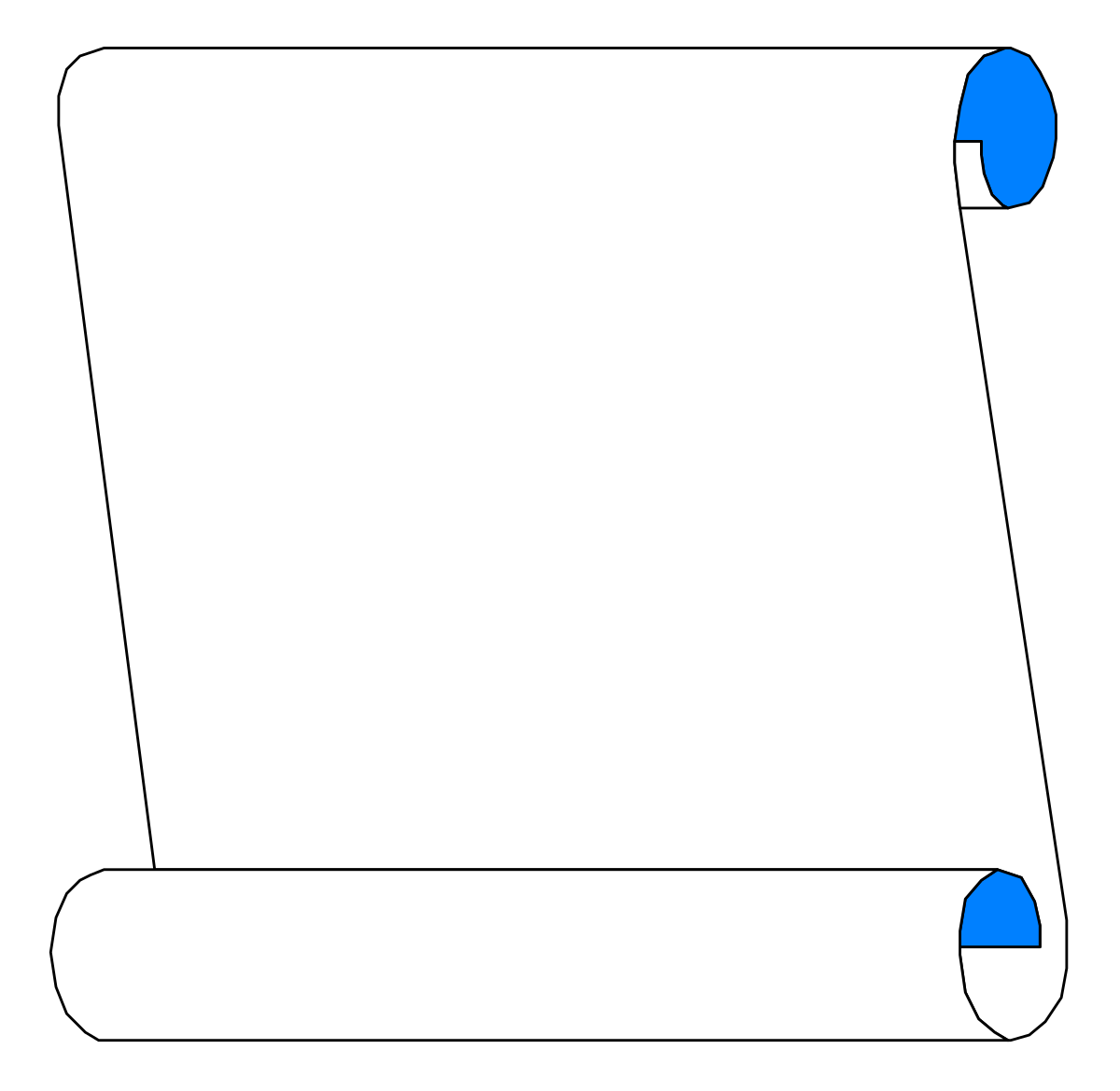 Blue Corner Clipart - Elegant Borders for Creative Designs