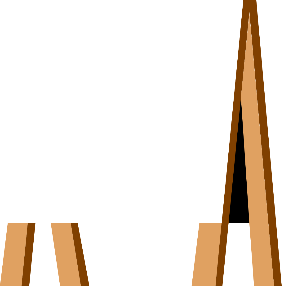 Borders and Backport Clipart with Blank Paper for Creative Design