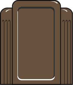 Brown Suitcase with Black Handle Clipart - Perfect for Travel Designs