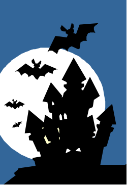 Bats Flying in the Sky - Black and White Clipart for Creative Projects