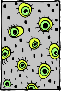 Green Eyes Pattern Clipart - Unique and Eye-Catching Design