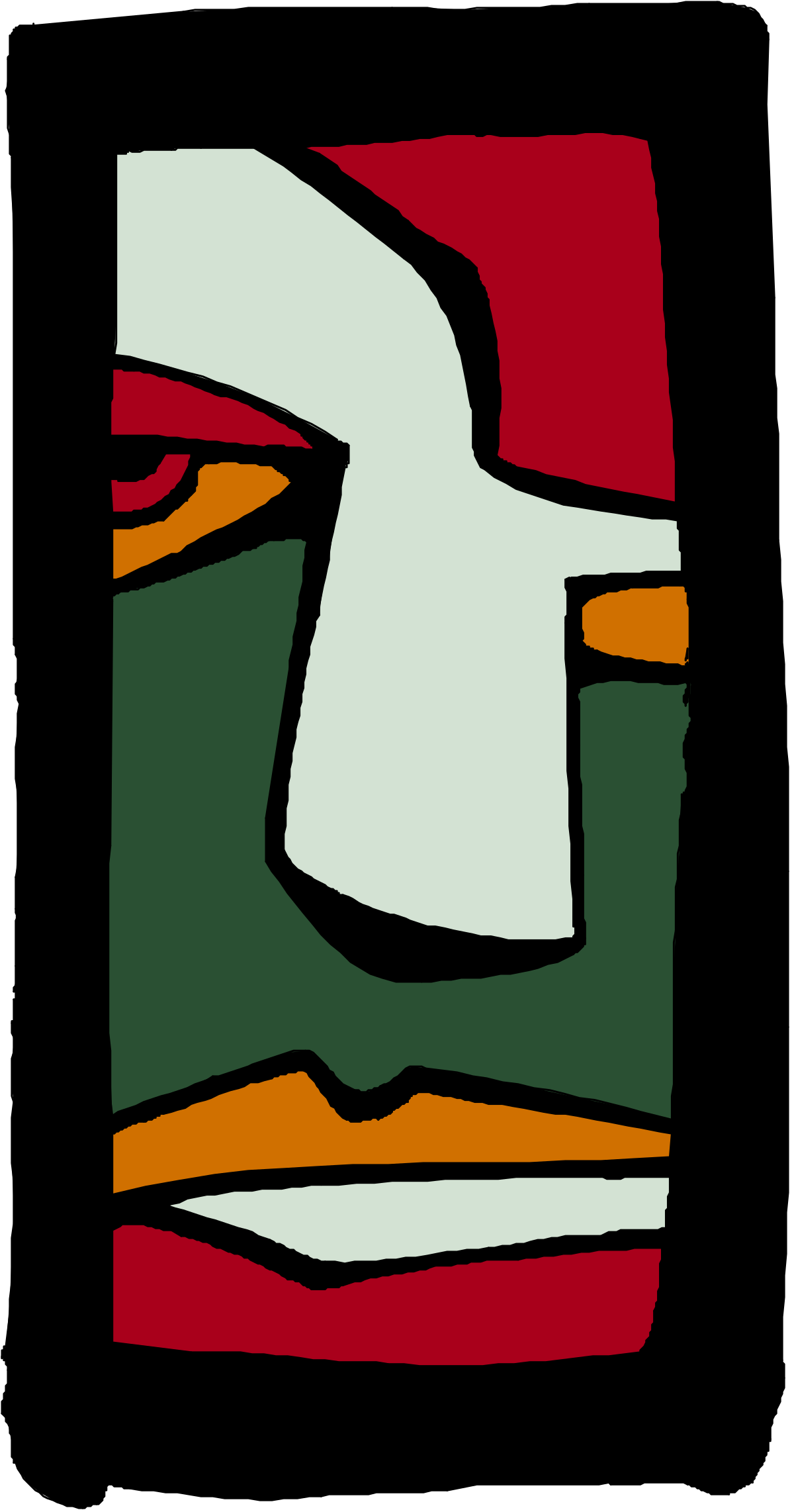 Vibrant Red, Green, and Yellow Borders for Creative Clipart Designs