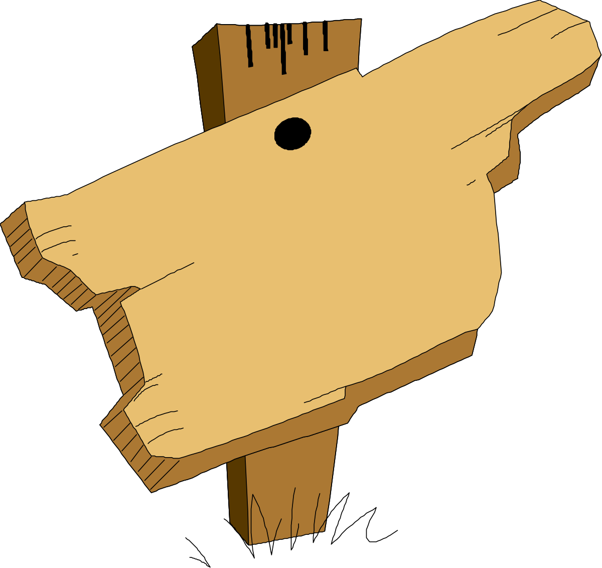 a wooden sign with a hole in the middle clip art png transparent Wooden Sign Clipart with Hole – Rustic Borders for Creative Projects
