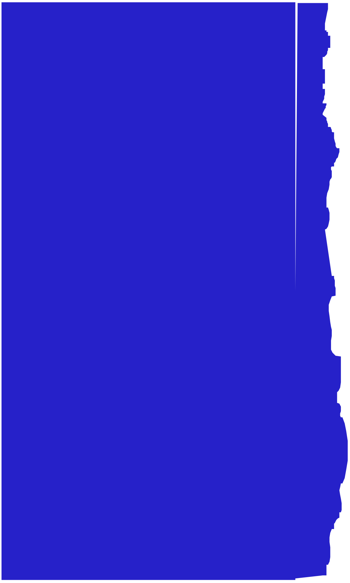 a blue outline map of the state of indiana clip art png transparent Indiana State Outline Map Clipart - Blue Border Design
