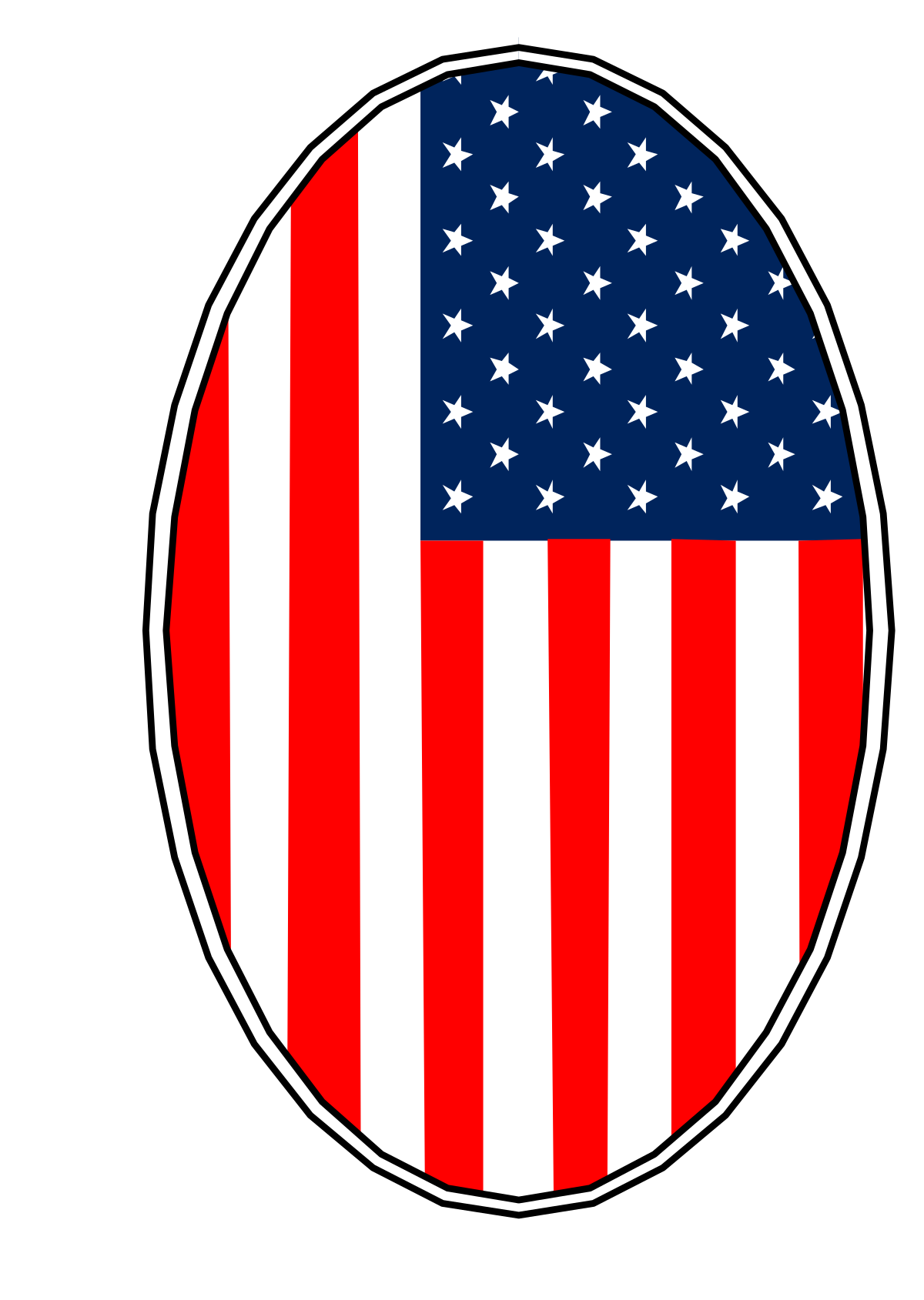 an american flag in a circle clip art png transparent American Flag in Circle Clipart - Patriotic Borders and Designs