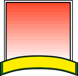 Yellow Ribbon with Red and Yellow Stripe - Clipart for Borders and Decorations