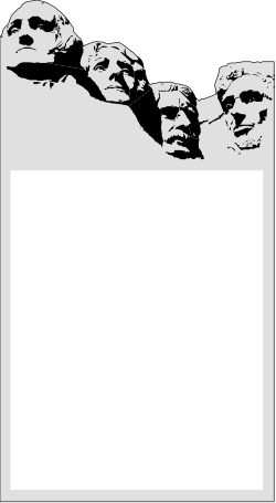 Black and White Clipart of a Group of People - Stylish Borders