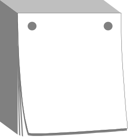 Blank Paper Inside a White Box - Versatile Clipart for Creative Borders
