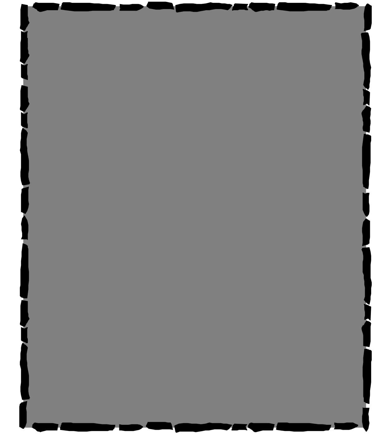 Black Square Frame Clipart - Elegant Borders for Your Designs