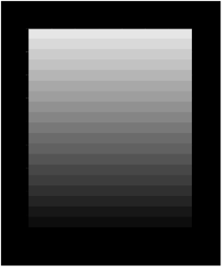 Black and White Gradient Borders Clipart for Stylish Designs