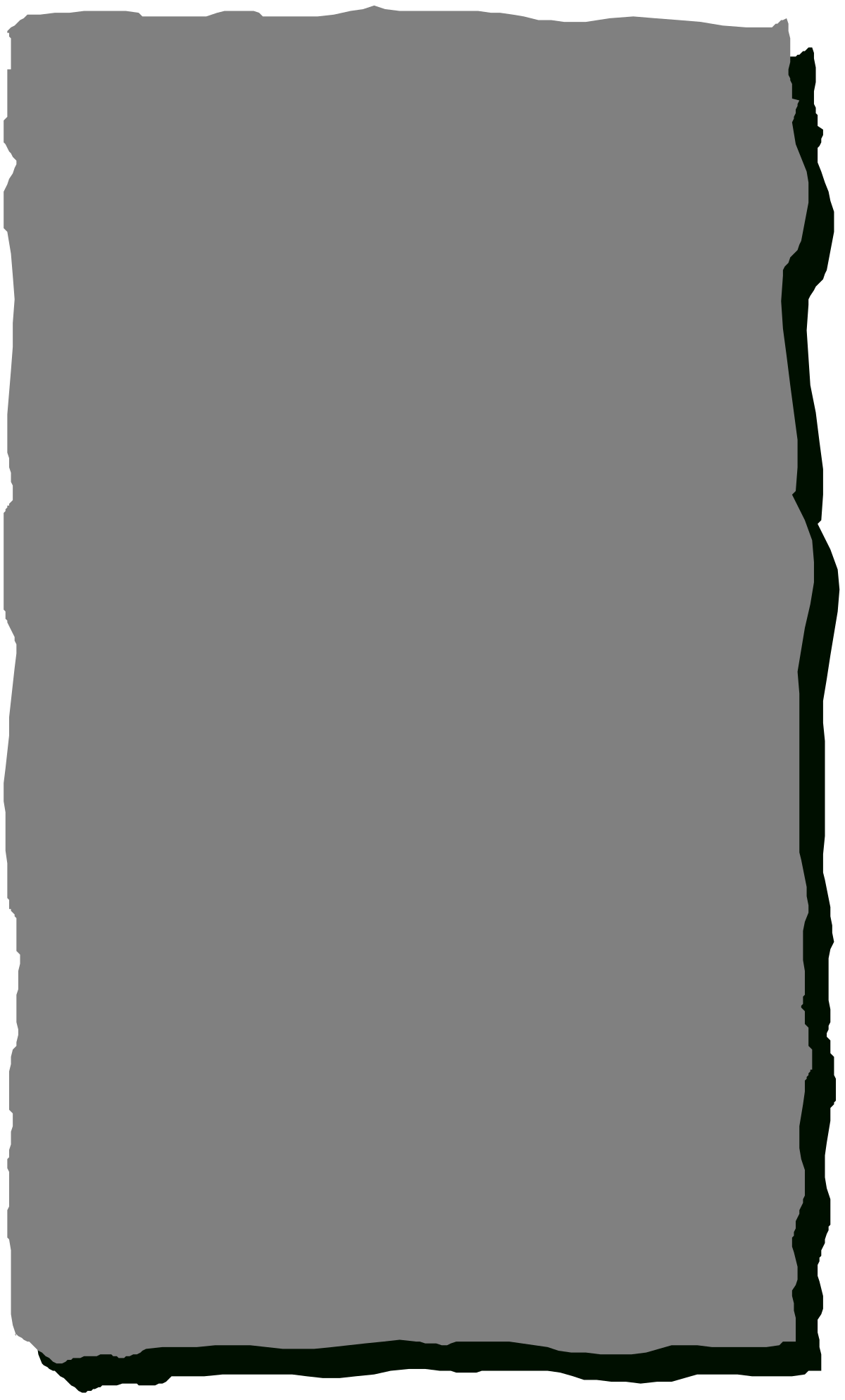 Blank Paper with Black Border Clipart for Creative Designs