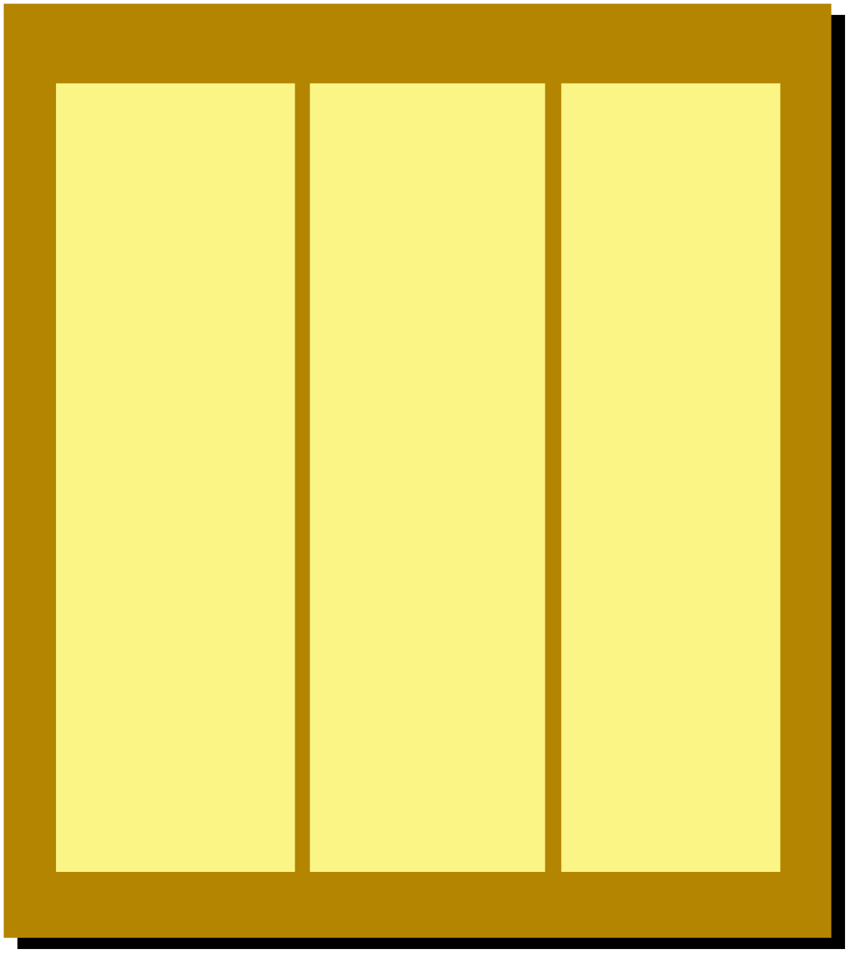 a brown and white window with a glass clip art png transparent Brown and White Window Clipart - Elegant Border Design for Your Projects