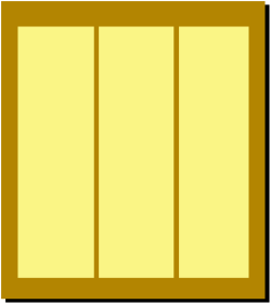 Brown and White Window Clipart - Elegant Border Design for Your Projects