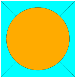 Circle with Yellow Center Clipart - Vibrant and Versatile Borders