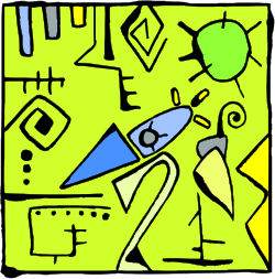 Knife-Wielding Person Clipart - Dynamic Borders & Backmisc Designs