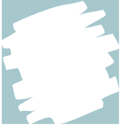 Borders Clipart: Elegant White Paper Sheet on Blue Background