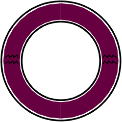 Lightning Bolt Clipart - Circular Border Design for Creative Projects