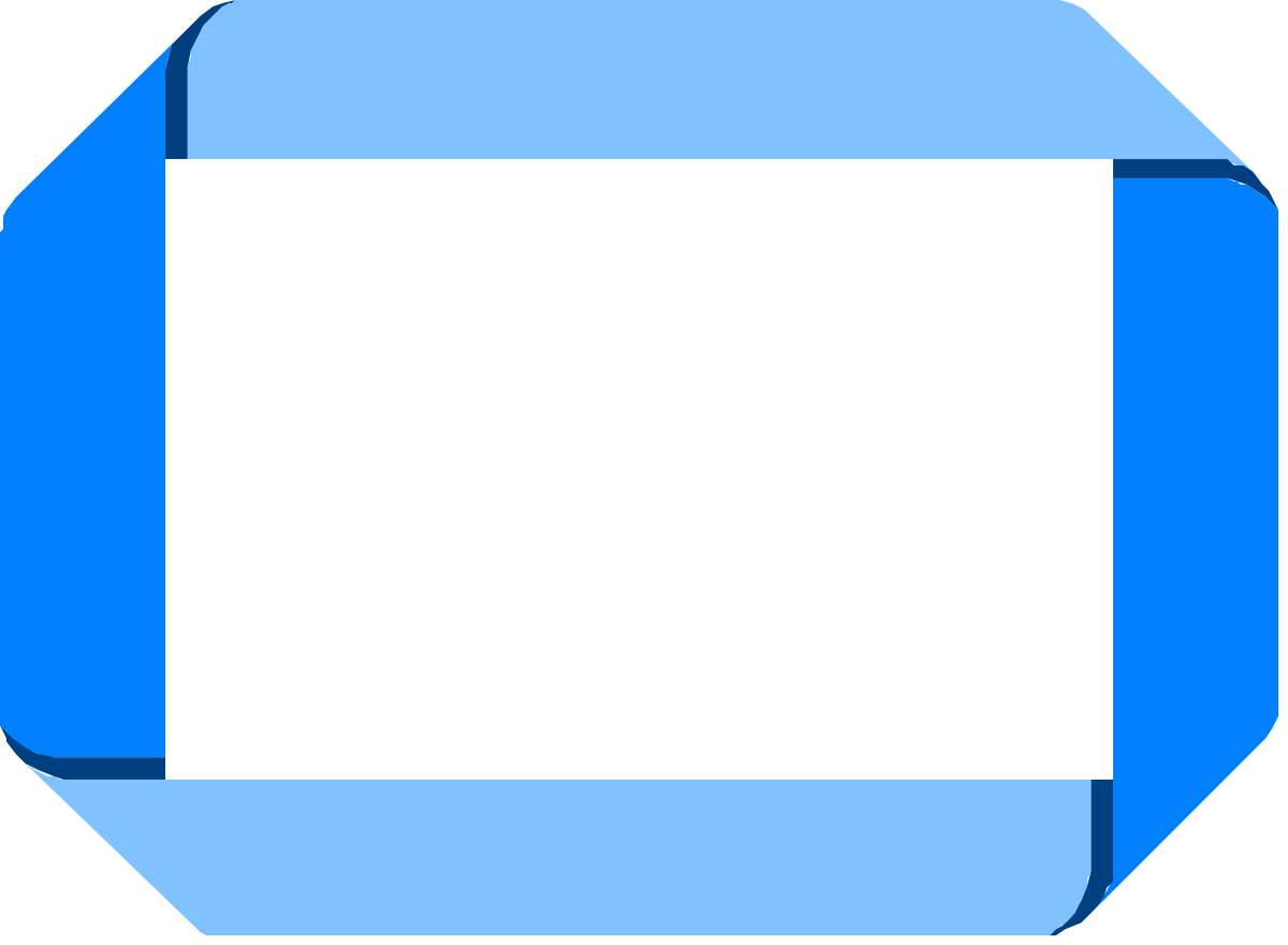 Borders Clipart: Blue Circle on White Background for Creative Design