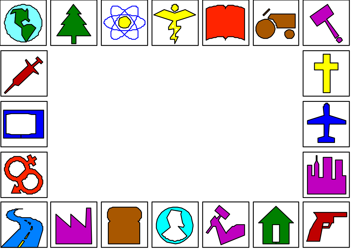 a square with different shapes and colors clip art png transparent Colorful Shapes and Borders Clipart - Creative Square Designs