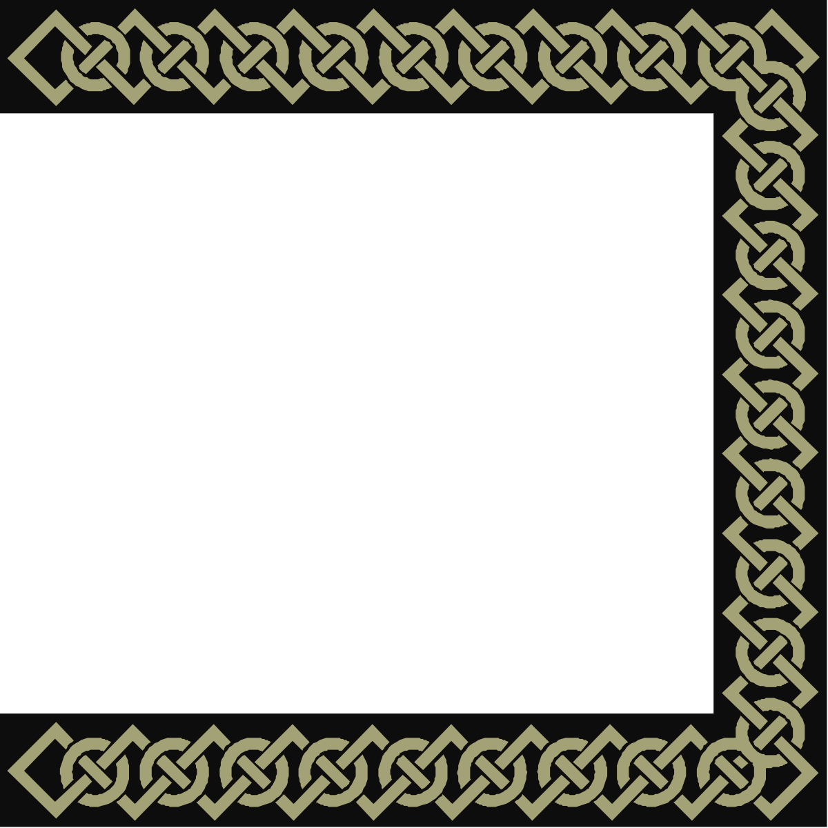 celtic border png png clip art png transparent Celtic Border PNG Clipart - Intricate Celtic Patterns for Creative Projects