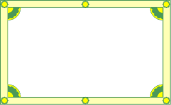 Green Frame with Yellow Border Clipart - Perfect for Borders and Designs