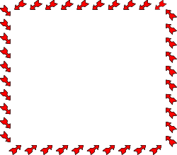 Square Frame Clipart with Red Birds - Vibrant Decorative Borders