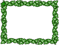 Green Leaf Frame Clipart - Nature-Inspired Borders for Design