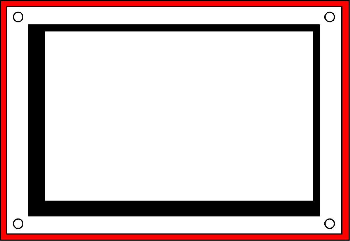 Red Border Clipart: Stylish Square Frame for Creative Projects